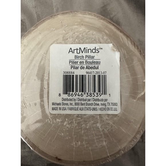 ArtMinds Birch Wood Rounds Slice Natural Unfinished Craft Decor Lot Of 6 USA - Picture 15 of 16